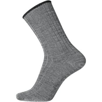 Egtved Egtved Strømper Wool No Elastic Rib Socks Stålgrå Str 45/48