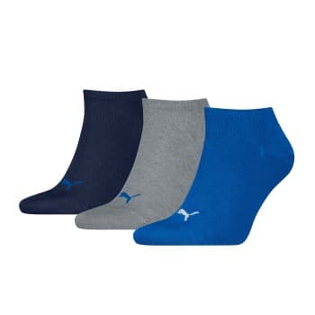 Puma Puma Strømper 3P Sneaker Socks Svart/Blå Str 47/49