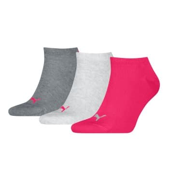 Puma Puma Strømper 3P Sneaker Socks Rosa Str 35/38