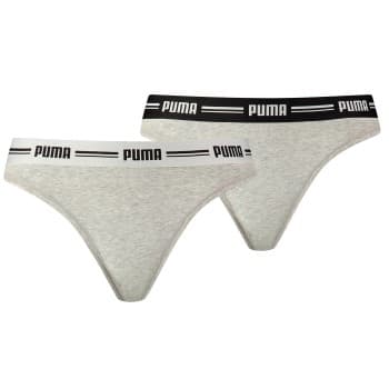 Puma Puma Truser 2P Iconic Solid String Grå Medium Dame