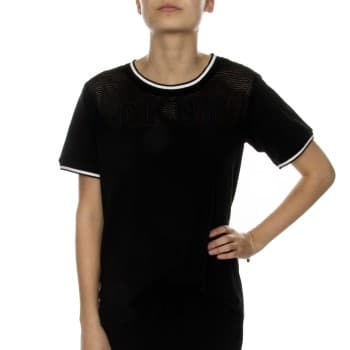 Dkny DKNY Spell It Out SS Tee Svart X-Small Dame