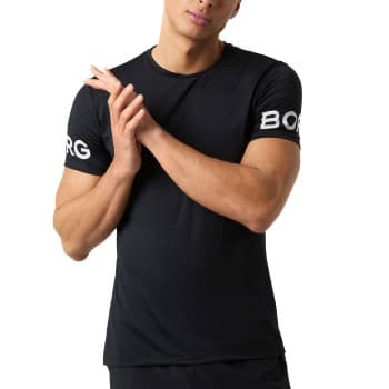 Björn Borg Performance Tee Svart polyester XX-Large Herre