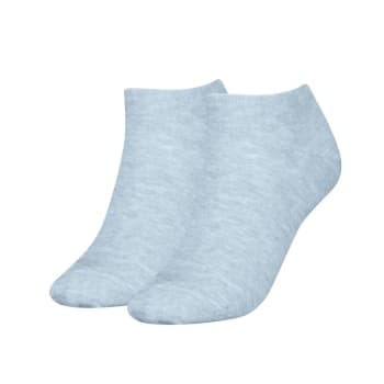 Tommy Hilfiger Strømper 2P Women Sneaker Sock Lysblå Str 39/42 Dame