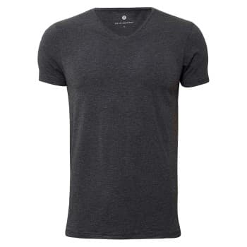 JBS of Denmark Bamboo Blend V-neck T-shirt Mørkgrå 3XL Herre