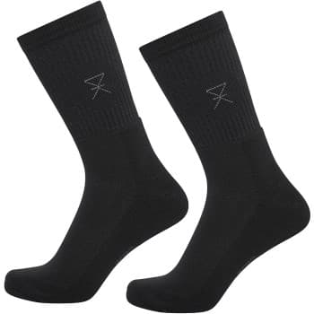 JBS of Denmark Strømper 2P Bamboo Blend Tennis Socks Svart Str 45/48 Herre