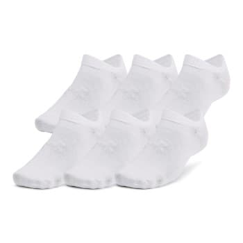 Under Armour Strømper 12P Essential No Show Socks Helhvit polyester Small Dame