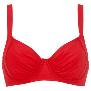 Damella Sophia Basic Underwired Bikini Bra Rød polyester D 44 Dame