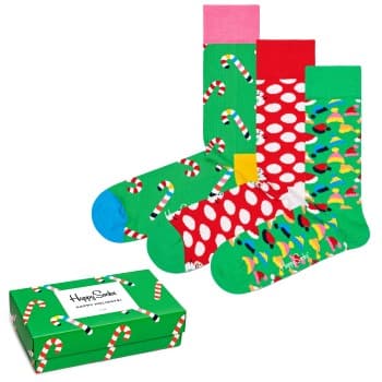 Happy Socks Happy socks Strømper 3P Holiday Gift Box Mixed bomull Str 41/46