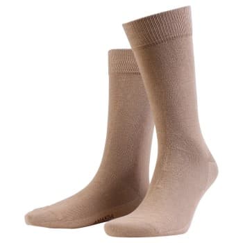 Amanda Christensen Strømper True Combed Cotton Sock Lysbrun Str 35/38