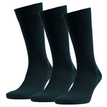 Amanda Christensen Strømper 3P Grade Merino Wool Sock Mørkgrørnn Str 43/46