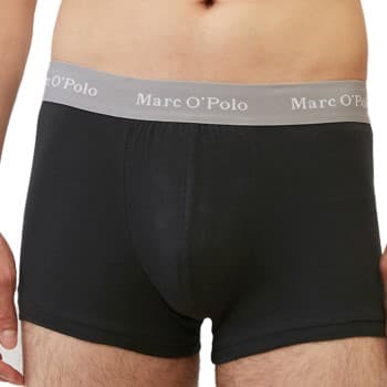 Marc O Polo Cotton Trunks 6P Svart/Grå bomull XX-Large Herre