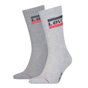 Levi's Levis Strømper 2P Sport Regular Cut Sock Grå Str 43/46