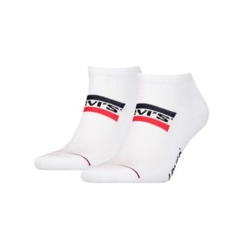 Levi's Levis Strømper 2P Sportswear Logo Low Cut Sock Hvit Str 39/42