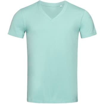 Stedman James Organic Men V-Neck Turkis økologisk bomull XX-Large Herre