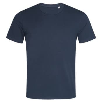 Stedman Clive Relaxed Men Crew Neck Marine ringspunnet bomull Medium Herre