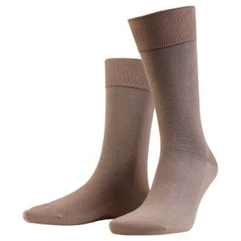 Amanda Christensen Strømper Core Ankle Socks Lysbrun bomull Str 45/46