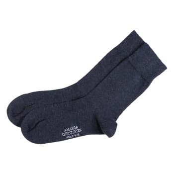 Amanda Christensen Amanda Christensen Strømper Noble Ankle Socks Antracit Str 41/42