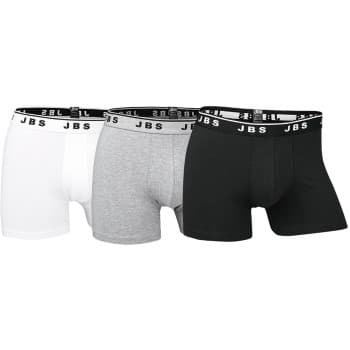 JBS 3P Organic Cotton Boxer Tights Svart/Hvit økologisk bomull XX-Large Herre