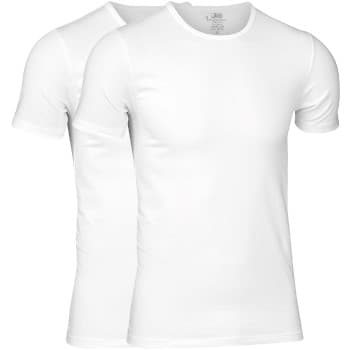 Jbs JBS 2P Bamboo Crew Neck T-shirt Hvit Small Herre