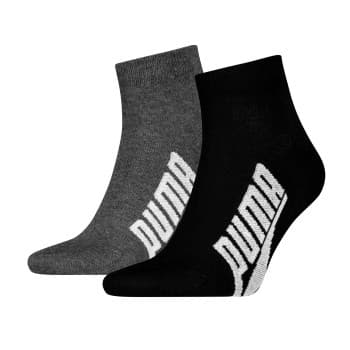 Puma Puma Strømper 2P Lifestyle Quarter Sock Svart Str 43/46