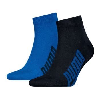 Puma Puma Strømper 2P Lifestyle Quarter Sock Blå Str 43/46