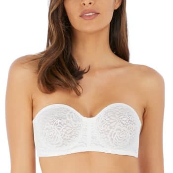 Wacoal Wacoal BH Halo Lace Strapless Bra Benhvit C 80 Dame