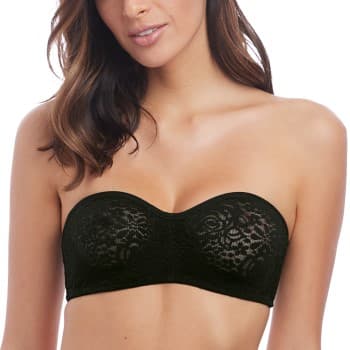 Wacoal Wacoal BH Halo Lace Strapless Bra Svart F 75 Dame