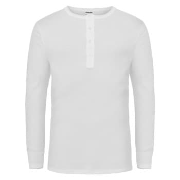 Resteröds Organic Cotton Grandpa Long Sleeve Hvit økologisk bomull XX-Large Herre
