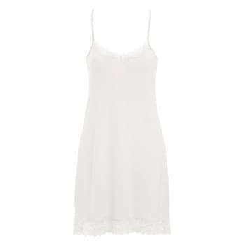 Damella Silk Nightdress Elfenben silke Medium Dame