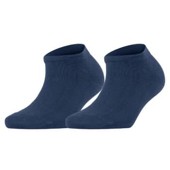 Falke Strømper 2P Women Casual Happy Sneaker Sock Royalblå Str 39/42 Dame