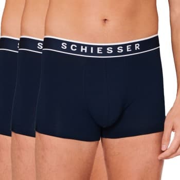 Schiesser 3P 95-5 Organic Cotton Rio Boxer Mørkblå bomull XX-Large Herre