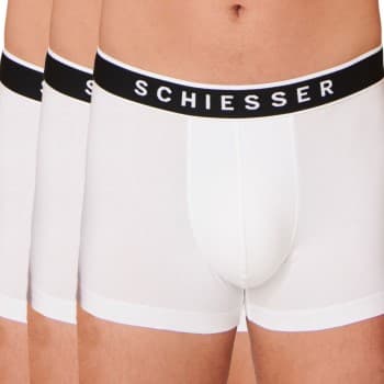 Schiesser Schiesser 3P 95-5 Organic Cotton Rio Boxer Hvit bomull XX-Large Herre
