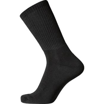 Egtved Strømper Cotton Terry Sole Sock Svart Str 45/48 Herre