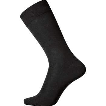Egtved Strømper Mercerized Cotton Sock Svart mercanisert bomull Str 45/48 Herre