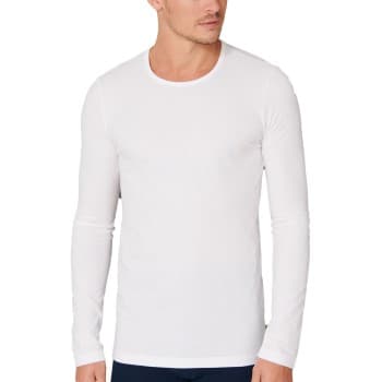 Schiesser Schiesser 95-5 Organic Cotton Long Sleeve Shirt Hvit økologisk bomull XX-Large Herre