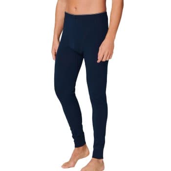 Schiesser 95-5 Organic Cotton Long Johns Mørkblå økologisk bomull Medium Herre