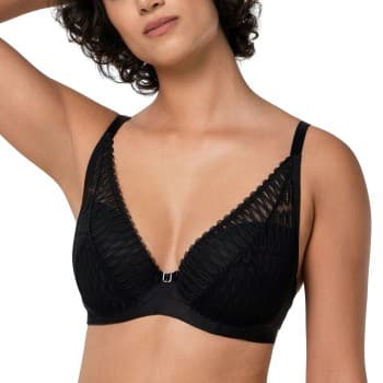 Triumph BH Aura Spotlight Plunge Bra Svart C 70 Dame
