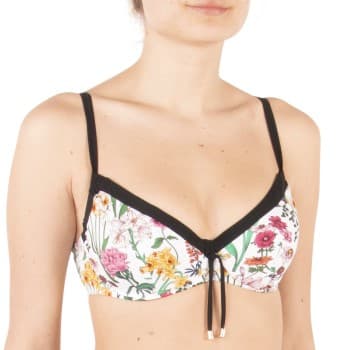 Chantelle Chantelle Flowers Underwire Bikini Bra Hvit m Blomste D 70 Dame