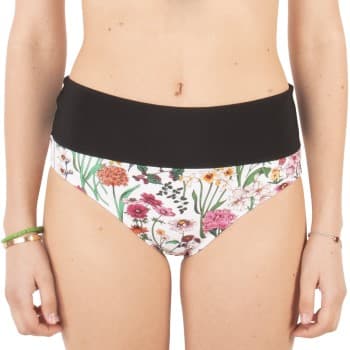 Chantelle Chantelle Flowers High Waist Bikini Brief Hvit m Blomste 46 Dame
