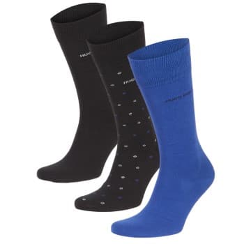 BOSS BOSS Strømper 3P Logo Gift Box Sock Blå Str 40/46 Herre