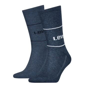 Levi's Levis Strømper 2P Organic Cotton Sock Marine Str 35/38