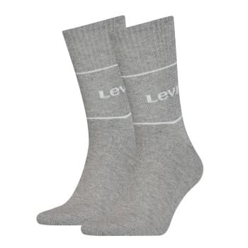 Levi's Levis Strømper 2P Organic Cotton Sock Grå Str 35/38