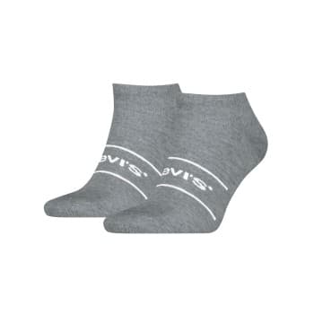 Levi's Levis Strømper 2P Organic Cotton Ankle Sock Grå Str 35/38
