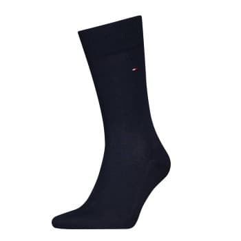 Tommy Hilfiger Strømper Men Cashmere Sock Mørkblå Str 43/44 Herre