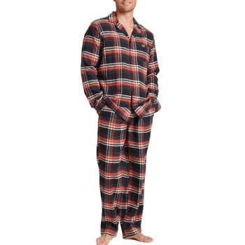 Jockey Cotton Flannel Pyjama Svart bomull XX-Large Herre