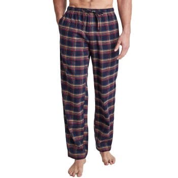 Jockey Pants Flannel Blå/Rød bomull XX-Large Herre