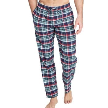 Jockey Pants Flannel Blå/Grønn bomull XX-Large Herre