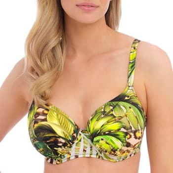 Fantasie Fantasie Kabini Oasis UW Full Cup Bikini Top Grønn/mønstret H 80 Dame