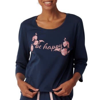 Triumph Triumph Lounge Me Cotton Top Mørkblå bomull 40 Dame