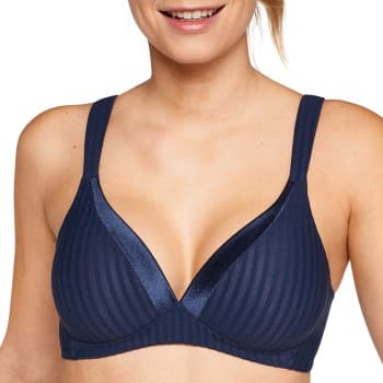NATURANA BH Everyday Wednesday Striped Soft Bra Marine B 85 Dame